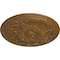 Ekena Millwork Damon Ceiling Medallion (Fits Canopies up to 3 3/8"), 20"OD x 1 1/2"P, Smokey Topaz Crackle CM20DASTC - alternate 3